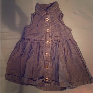 Consigning TUES 4/20‼️Girls Jean Button Up Dress